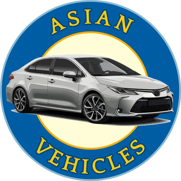 Logo featuring a silver car