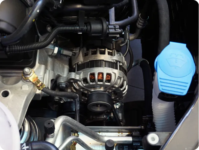 Car engine alternator and components